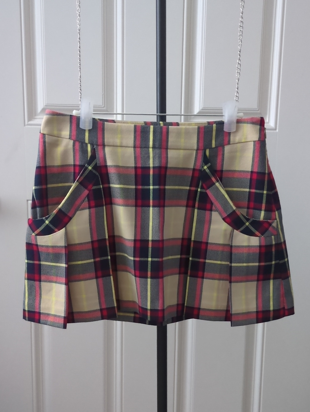 Princess Vera Wang Plaid Mini Skirt
